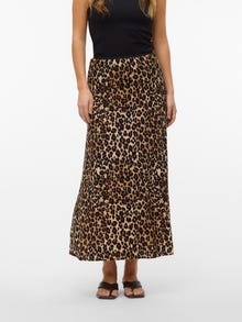 Vero Moda VMALBA Mittlere Taille Langer Rock -Tigers Eye - 10306800