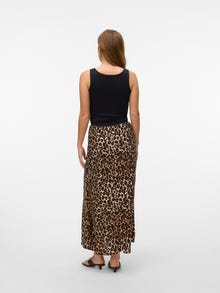 Vero Moda VMALBA Mittlere Taille Langer Rock -Tigers Eye - 10306800