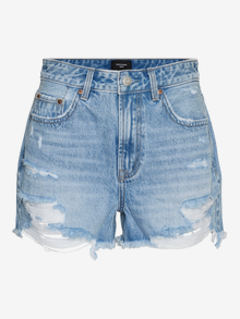 Vero Moda VMHAILEY Shorts -Light Blue Denim - 10306813