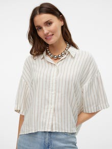 Vero Moda VMLINN Shirt -Snow White - 10306820