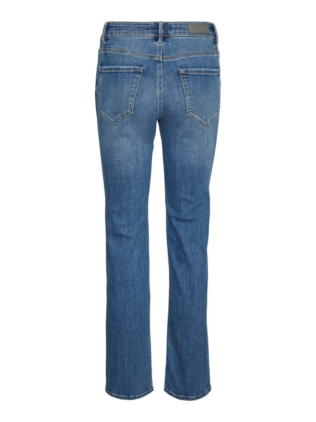 Vero Moda VMFLASH Mid rise Straight Fit Jeans - 10306823