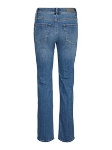 Vero Moda VMFLASH Straight Fit Jeans -Medium Blue Denim - 10306823