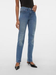 Vero Moda VMFLASH Krój prosty Jeans -Medium Blue Denim - 10306823