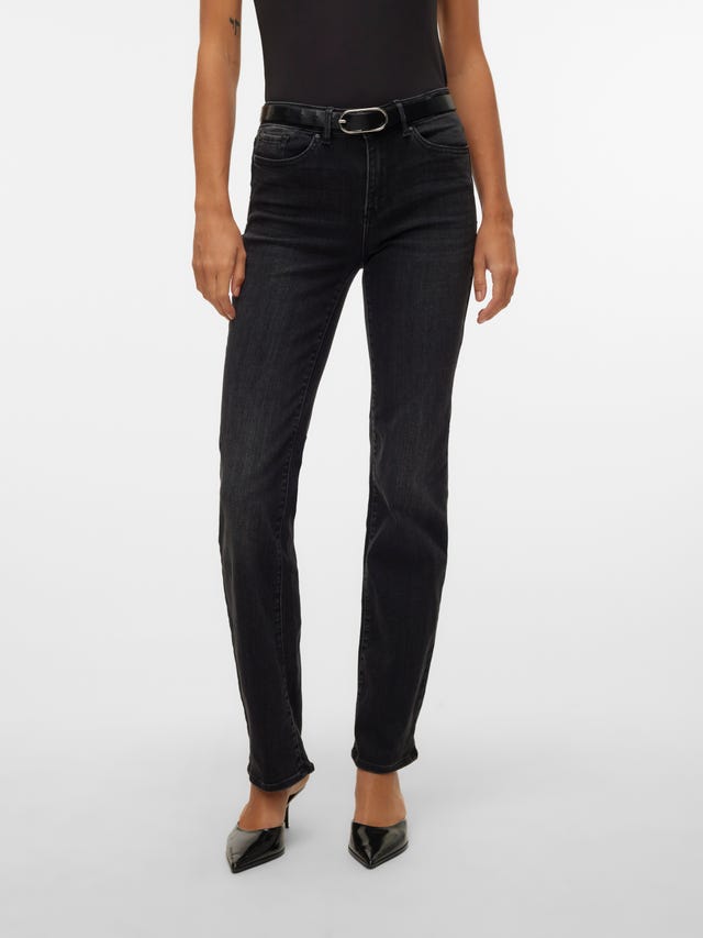Vero Moda VMFLASH Taille moyenne Straight Fit Jeans - 10306825