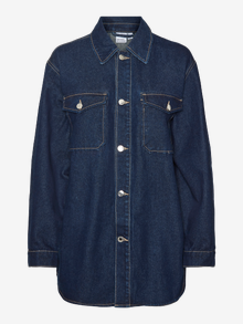 Vero Moda VMNAYA Denim overhemd -Dark Blue Denim - 10306835