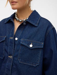 Vero Moda VMNAYA Denim overhemd -Dark Blue Denim - 10306835