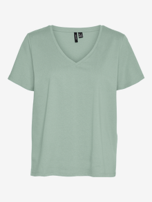 Vero Moda VMPANNA T-Shirt -Silt Green - 10306849