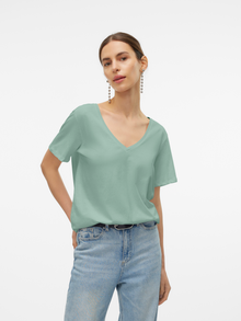 Vero Moda VMPANNA T-Shirt -Silt Green - 10306849