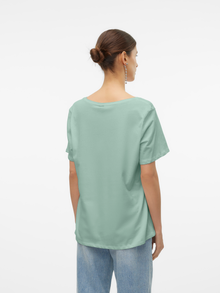 Vero Moda VMPANNA T-Shirt -Silt Green - 10306849