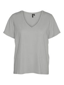 Vero Moda VMPANNA T-skjorte -Light Grey Melange - 10306849