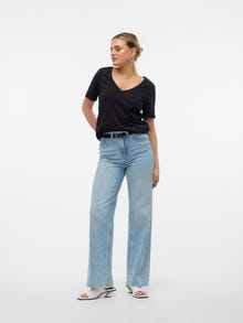 Vero Moda VMPANNA T-shirt -Black - 10306849