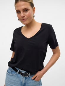 Vero Moda VMPANNA T-shirt -Black - 10306849