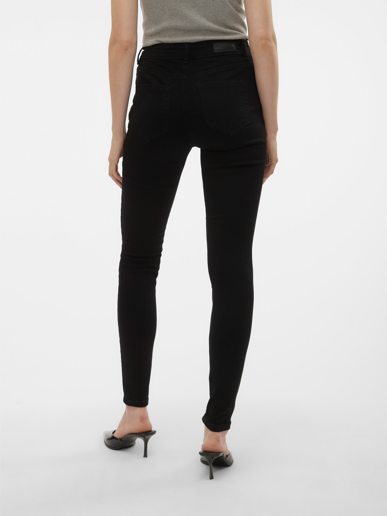 Vero Moda VMFLASH Skinny fit Jeans -Black Denim - 10306877