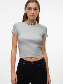 Vero Moda VMCHLOE T-Shirt -Light Grey Melange - 10306894