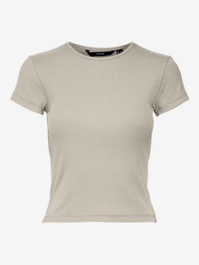 Vero Moda VMCHLOE T-Shirt -Silver Lining - 10306894