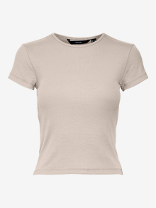 Vero Moda VMCHLOE T-shirt -Oat Milk - 10306894