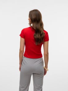 Vero Moda VMCHLOE T-Shirt -High Risk Red - 10306894
