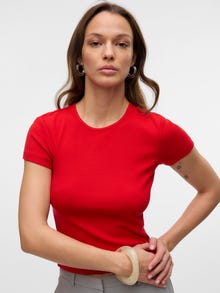 Vero Moda VMCHLOE T-Shirt -High Risk Red - 10306894