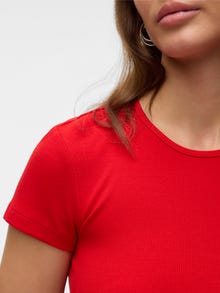 Vero Moda VMCHLOE T-Shirt -High Risk Red - 10306894