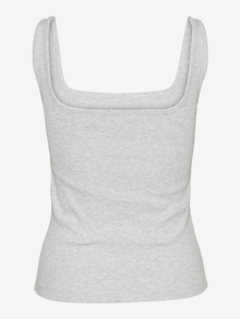 Vero Moda VMCHLOE T-Shirt -Light Grey Melange - 10306895