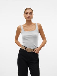 Vero Moda VMCHLOE T-Shirt -Light Grey Melange - 10306895