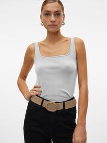 Vero Moda VMCHLOE T-Shirt -Light Grey Melange - 10306895