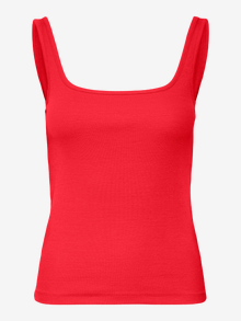 Vero Moda VMCHLOE T-shirt -Tomato - 10306895