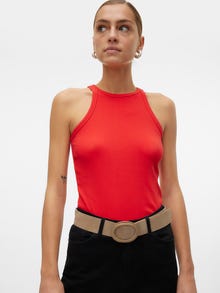 Vero Moda VMCHLOE Top -Tomato - 10306896