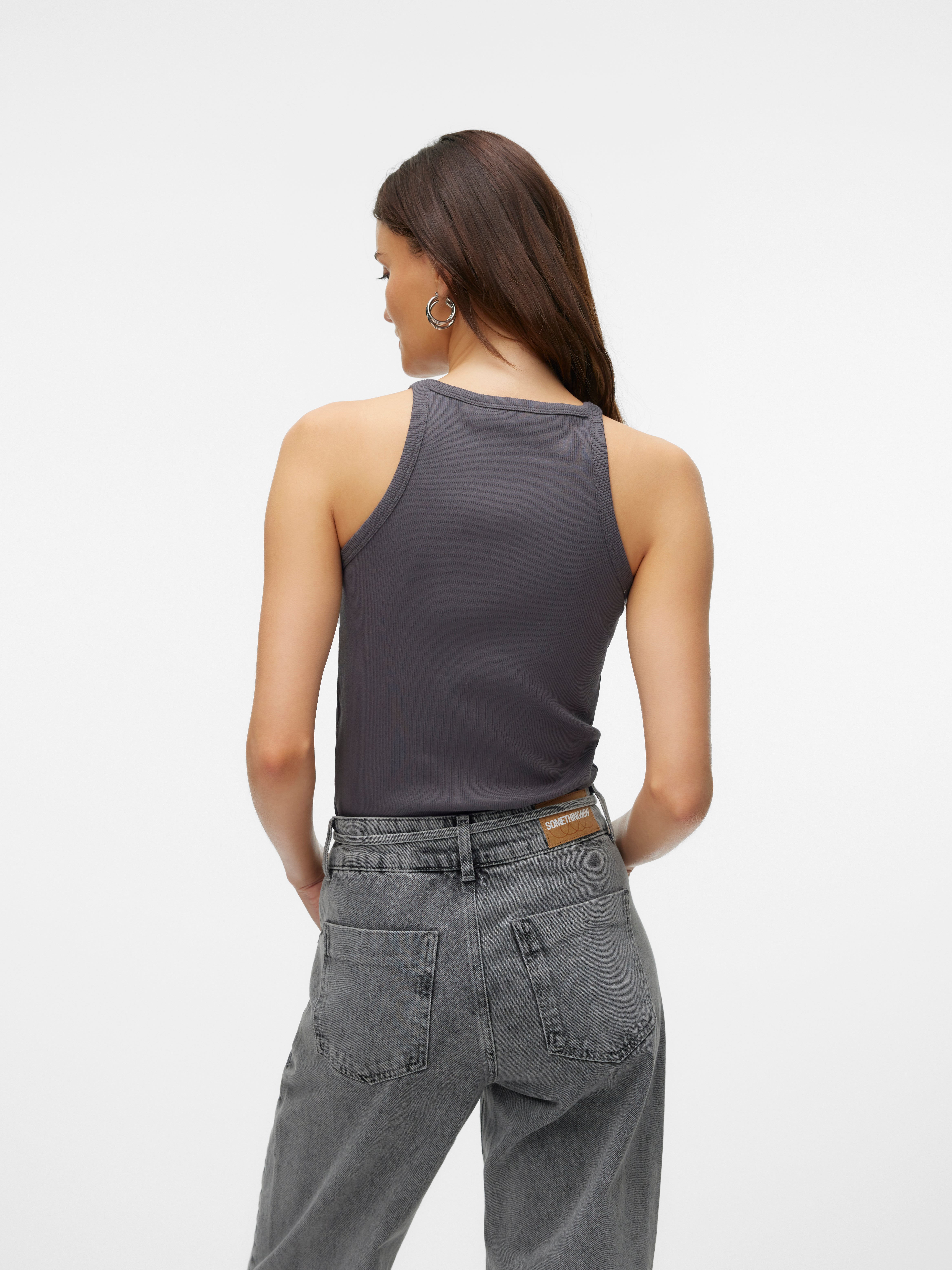 VMCHLOE T-Shirt | Dunkelgrau | Vero Moda®