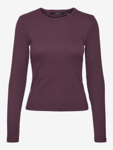 Vero Moda VMCHLOE T-Shirt -Plum Perfect - 10306897