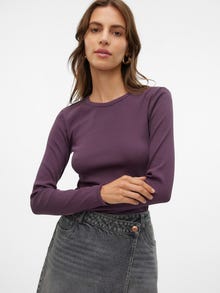 Vero Moda VMCHLOE T-Shirt -Plum Perfect - 10306897