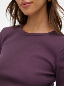 Vero Moda VMCHLOE T-Shirt -Plum Perfect - 10306897