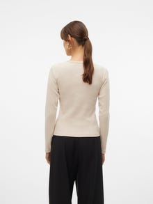 Vero Moda VMCHLOE T-Shirt -Oatmeal - 10306897