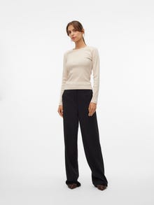 Vero Moda VMCHLOE T-Shirt -Oatmeal - 10306897