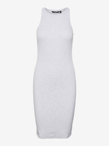 Vero Moda VMCHLOE Kurzes Kleid -Light Grey Melange - 10306898