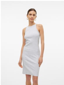 Vero Moda VMCHLOE Kurzes Kleid -Light Grey Melange - 10306898