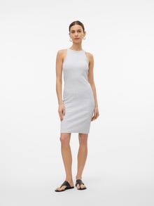 Vero Moda VMCHLOE Kurzes Kleid -Light Grey Melange - 10306898