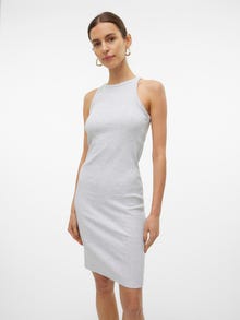 Vero Moda VMCHLOE Kurzes Kleid -Light Grey Melange - 10306898