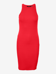 Vero Moda VMCHLOE Kurzes Kleid -Tomato - 10306898