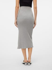 Vero Moda VMMARY Midi-rok -Light Grey Melange - 10306901