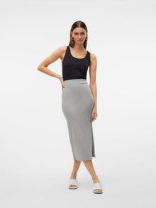 Vero Moda VMMARY Midi-rok -Light Grey Melange - 10306901