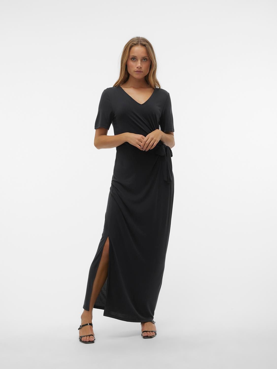 Vero Moda VMIMILA Długa sukienka -Black - 10306919