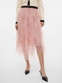 Vero Moda VMEVE Midi skirt -Misty Rose - 10306924