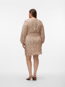 Vero Moda VMCBELLA Short dress -Pumice Stone - 10306930