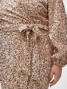 Vero Moda VMCBELLA Korte jurk -Pumice Stone - 10306930