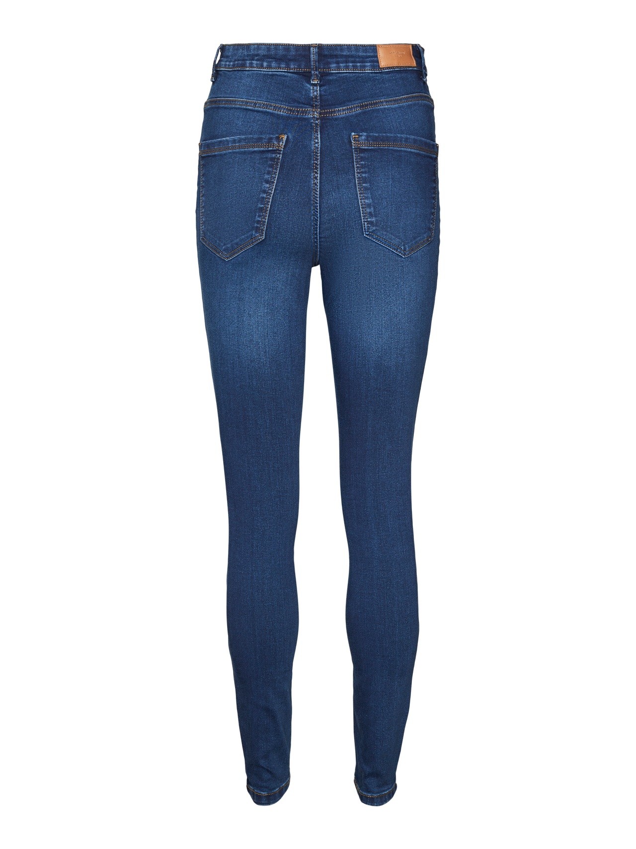 Vero Moda VMSOPHIA Hohe Taille Slim Fit Jeans -Dark Blue Denim - 10306983