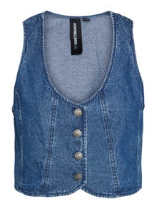 Vero Moda SOMETHINGNEW X THE ATELIER Tailored vest -Medium Blue Denim - 10306996