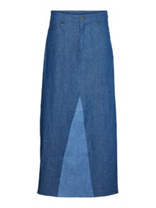 Vero Moda SOMETHINGNEW X THE ATELIER Lang nederdel -Medium Blue Denim - 10306997