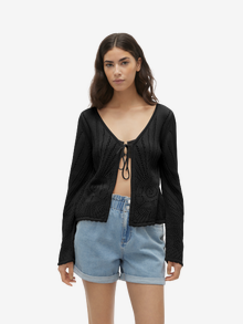 Vero Moda VMSILJA Strickjacke -Black - 10307093