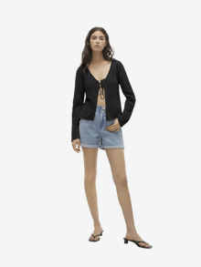 Vero Moda VMSILJA Strickjacke -Black - 10307093